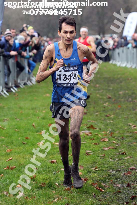 Senior and under-23 men, 2019 European Cross Country Trials and British Cross Challenge, Sefton Park, Liverpool.  Photo: David T. Hewitson/Sports for All Pics